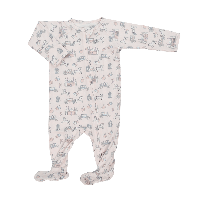 Fairy Godmother Zipper Footie - The Palm Beach Baby Sweet Bamboo