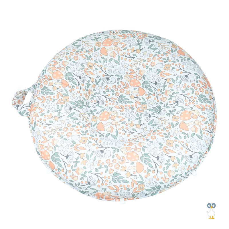 Forest Lilac Gray Floor Cushion for Toddlers - Over 12 Months