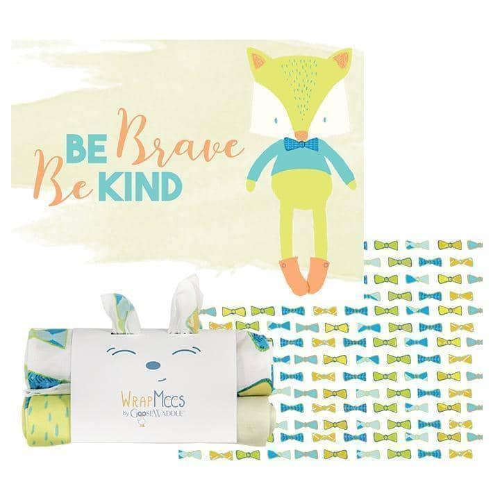 Goosewaddle® Fox Receiving Blankets for Babies Set - The Palm Beach Baby