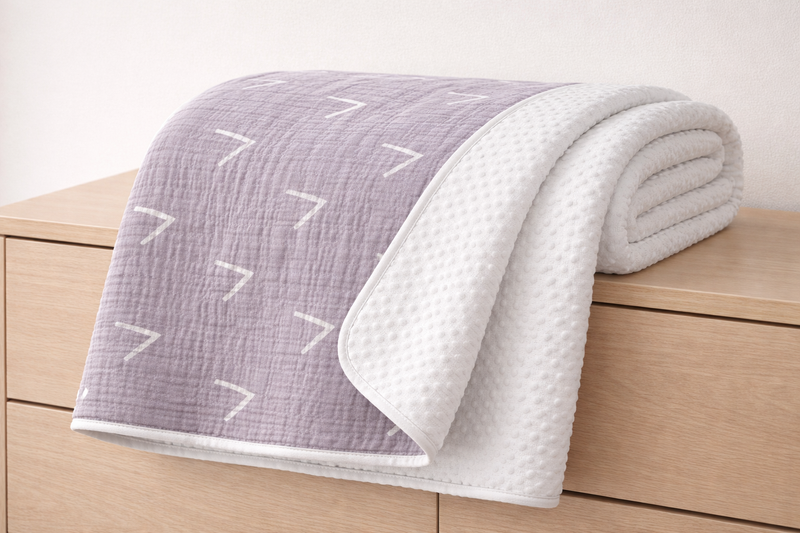 Gray Arrow Muslin/Waffle Blanket - The Palm Beach Baby Growing Sprouts