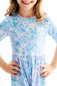 Petal Party Girls Floral Wide Leg Jumpsuit - The Palm Beach Baby