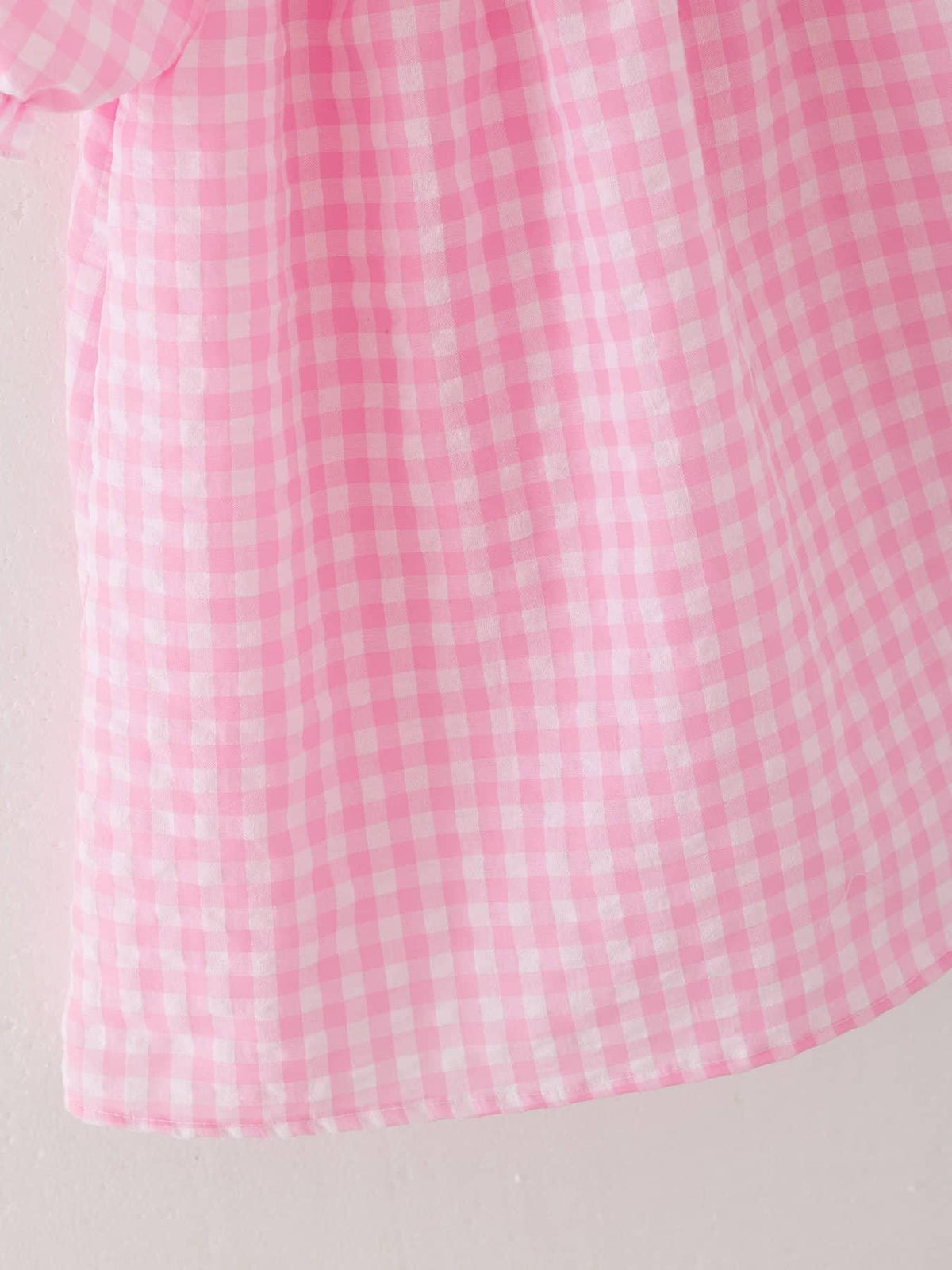 Rylee Faith Designs Girls Pink Smocked Farm Dress - The Palm Beach Baby