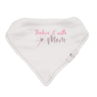 Dots 2 Pack Muslin and Terry Cloth Bibs Set - The Palm Beach Baby