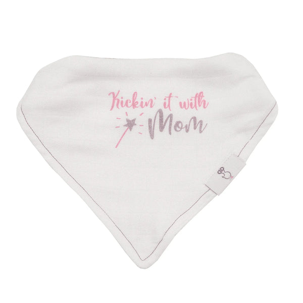 Dots 2 Pack Muslin and Terry Cloth Bibs Set - The Palm Beach Baby