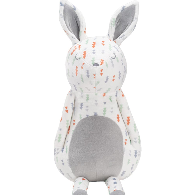 Luna Bunny Gray Super Soft Plush, a cute and cuddly plush toy with floppy ears and soft legs, perfect for babies and toddlers. Ideal for snuggling and imaginative play.