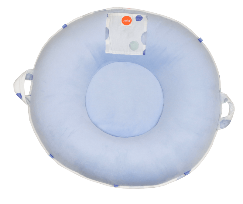 Oxford Blue Floor Cushion for Toddlers - 12 Months and Older