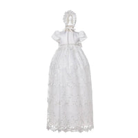 Hand-Embroidered Christening Dress Set for Babies - The Palm Beach Baby