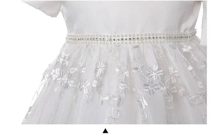 Hand-Embroidered Christening Dress Set for Babies - The Palm Beach Baby