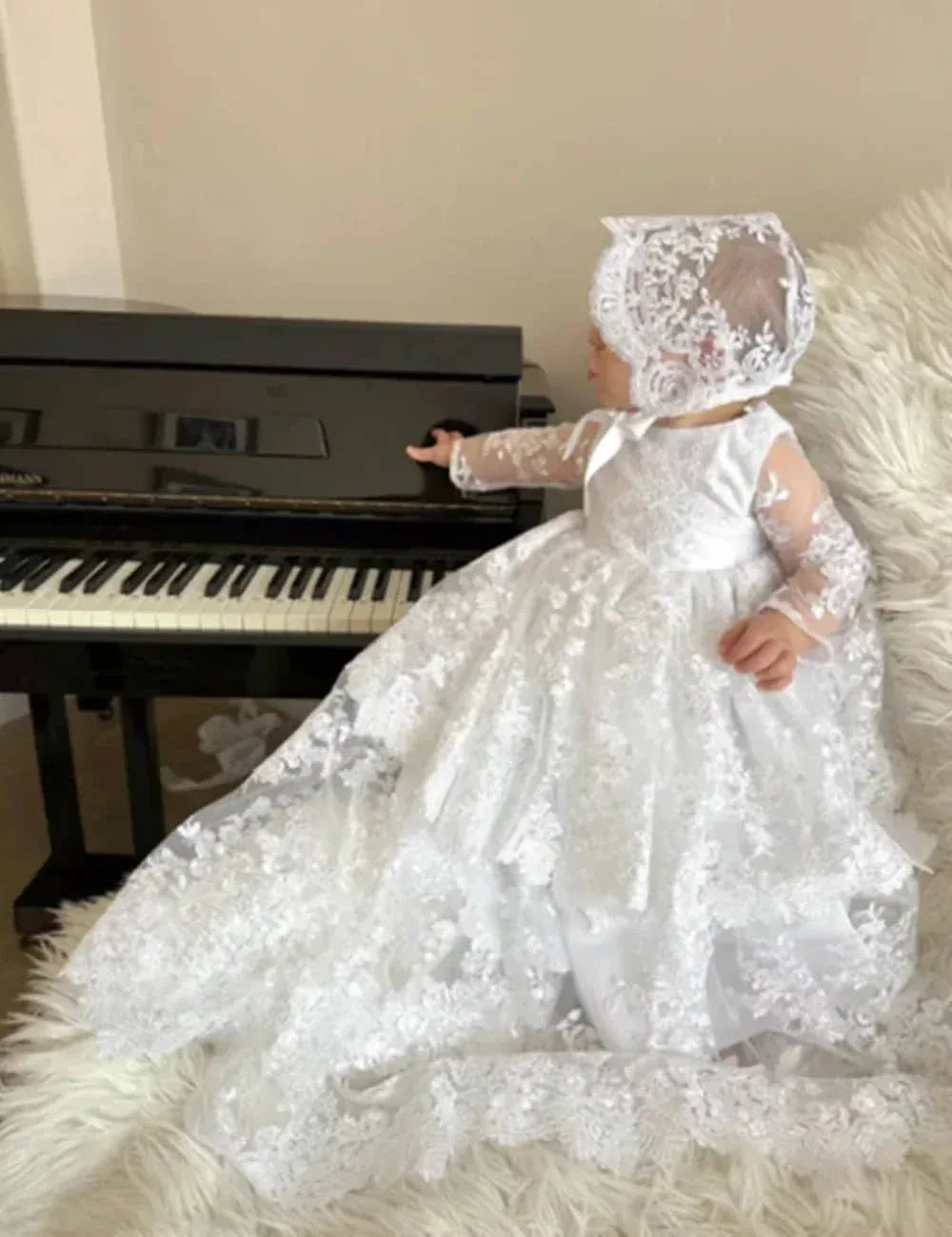 Heirloom Lace Baby Gown