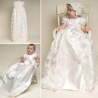 Heirloom Lace Baby Gown Set for Special Occasions - The Palm Beach Baby