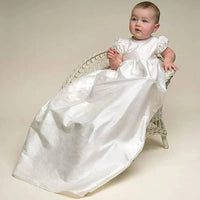 Heirloom Lace Baby Gown Set for Special Occasions - The Palm Beach Baby