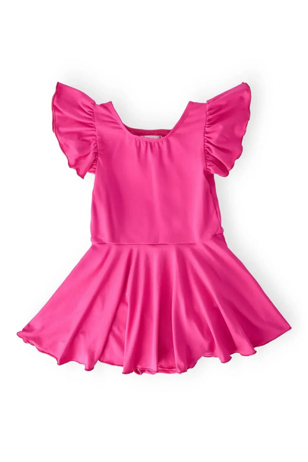 Hot Pink Twirl Leotard for Toddlers - The Palm Beach Baby