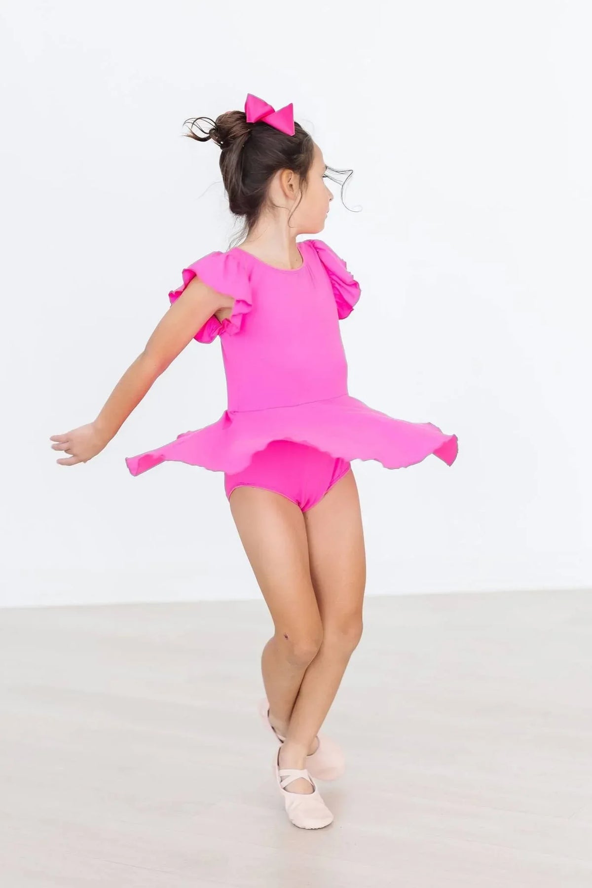 Hot Pink Twirl Leotard for Toddlers - The Palm Beach Baby