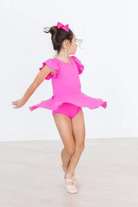 Hot Pink Twirl Leotard for Toddlers - The Palm Beach Baby