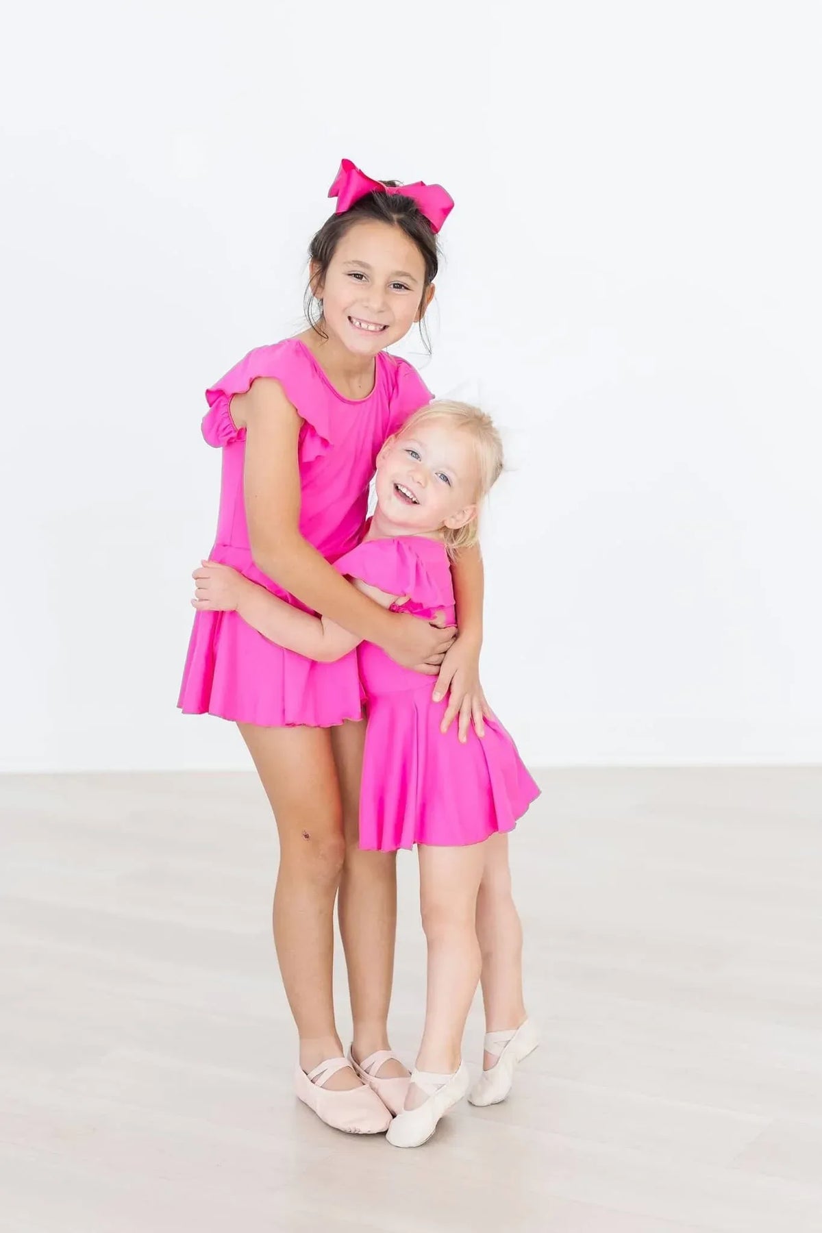 Hot Pink Twirl Leotard for Toddlers - The Palm Beach Baby
