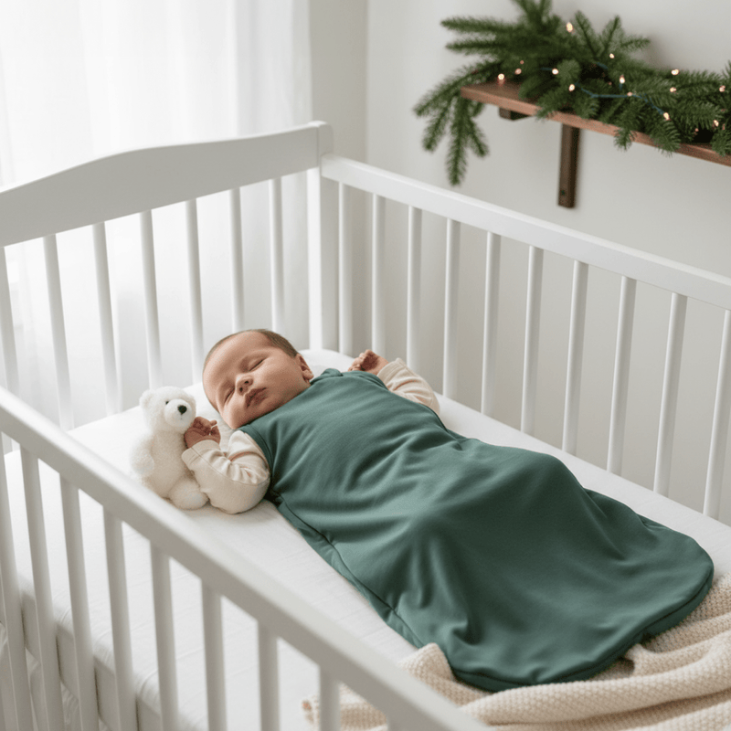 Hunter Green Sleep Sack - The Palm Beach Baby Sweet Bamboo