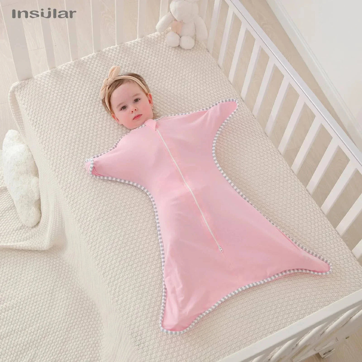 Insuilar Cotton Baby Sleeping Sack for Comfort & Safety - The Palm Beach Baby