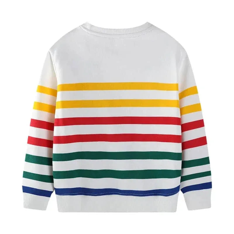 Jumping Meters Colorful Boys Sweatshirts with Truck Design - The Palm Beach Baby