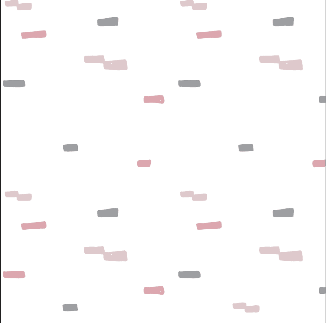White newborn knotted sleep sacks with pink and gray abstract dashes for babies by Goosewaddle