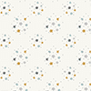 Goosewaddle knotted sleep sacks for newborns with white fabric and small multicolor star pattern