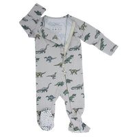 Legendary Zipper Footie - The Palm Beach Baby