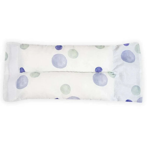 Goosewaddle® Light Blue Baby Cradle Cushion with Polka Dots - The Palm Beach Baby