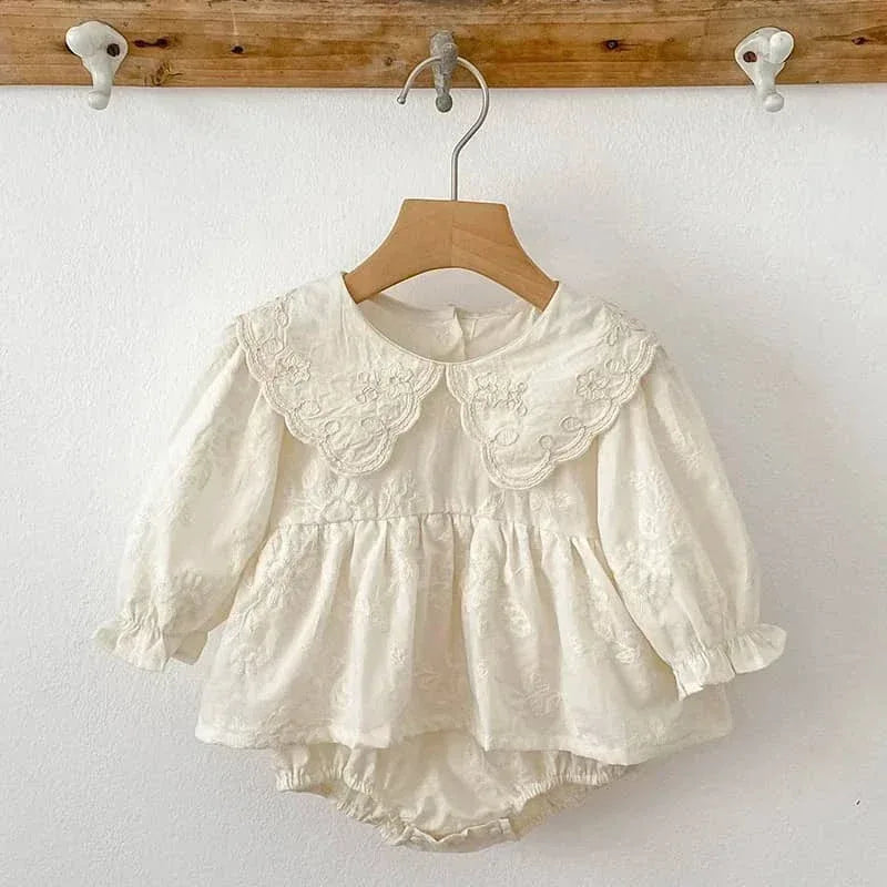 Matching Sister Outfits with Peter Pan Collars Dress - The Palm Beach Baby