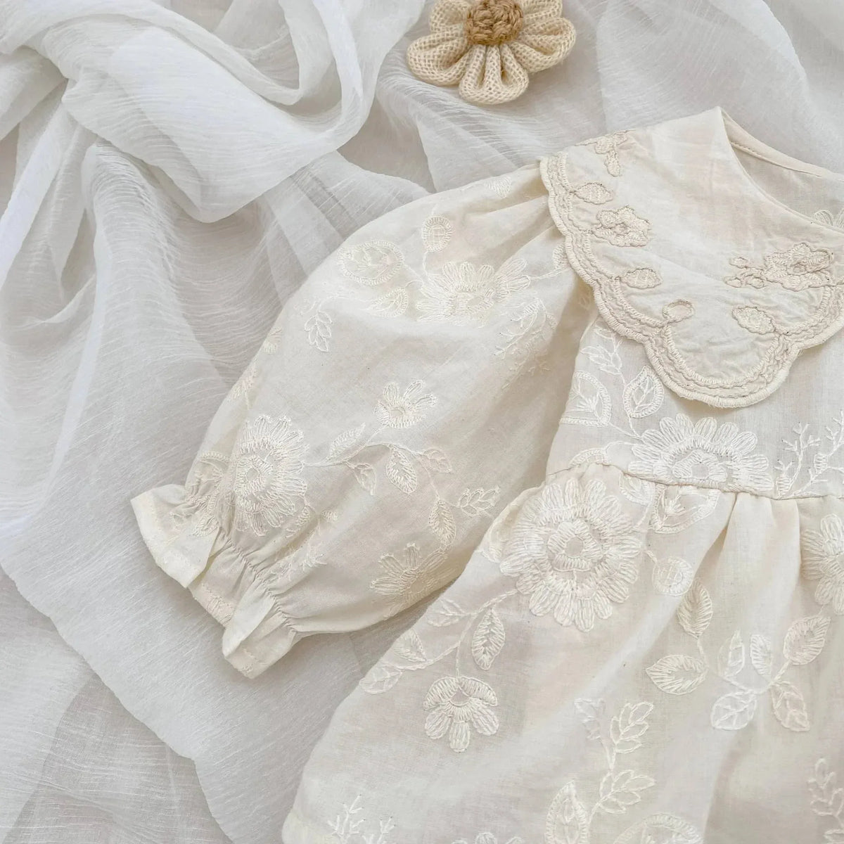 Matching Sister Outfits with Peter Pan Collars Dress - The Palm Beach Baby