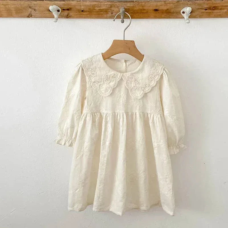 Matching Sister Outfits with Peter Pan Collars Dress - The Palm Beach Baby