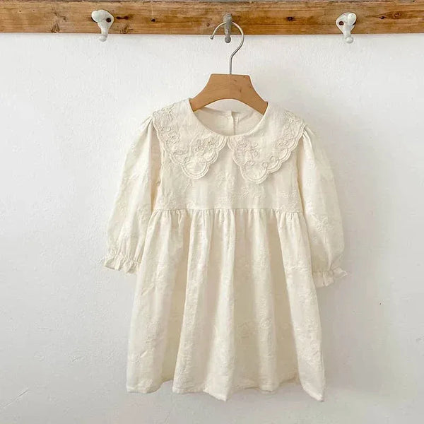 Matching Sister Outfits with Peter Pan Collars Dress - The Palm Beach Baby