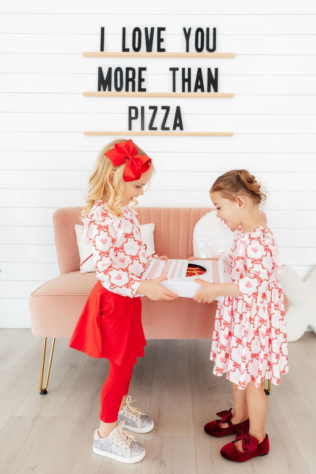 Lovebug 3/4 Sleeve Ruffle Twirl Dress for Girls - The Palm Beach Baby Mila & Rose ®