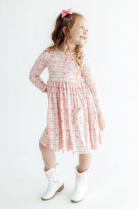 Off the Grid Long Sleeve Pocket Twirl Dress - The Palm Beach Baby