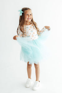 Pumpkin Spice Pups Long SleeveTutu Dress - The Palm Beach Baby