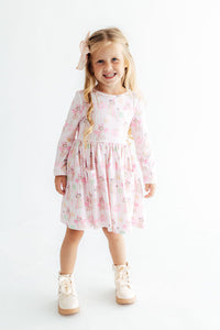 Pawsitively Spooky L/S Pocket Twirl Dress