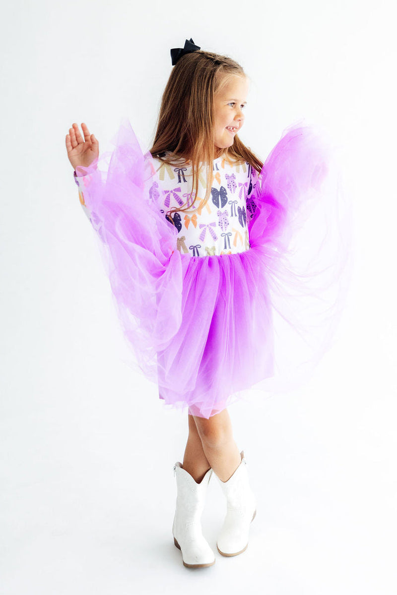 Tied with a Boo L/S Tutu Dress - The Palm Beach Baby Mila & Rose ®