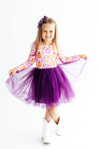 Gourdgeous Long SleeveTutu Dress - The Palm Beach Baby