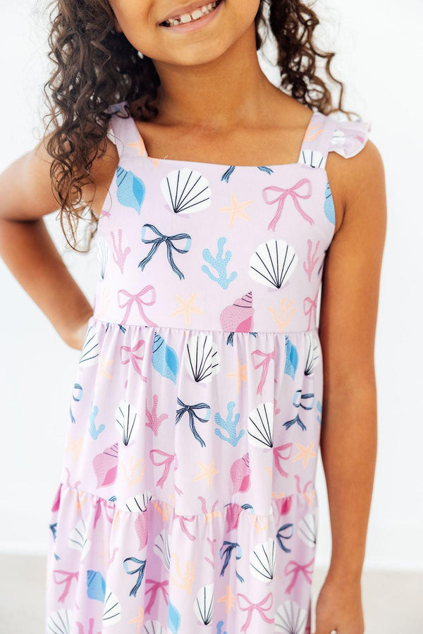 Beachside Bows Ruffle Maxi Dress - The Palm Beach Baby Mila & Rose ®