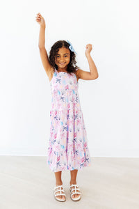 Beachside Bows Ruffle Maxi Dress - The Palm Beach Baby Mila & Rose ®