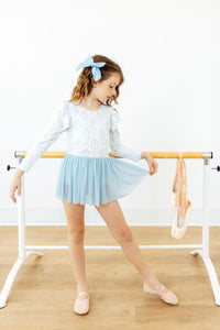 Ice Princess Long Sleeve Twirl Leotard - The Palm Beach Baby