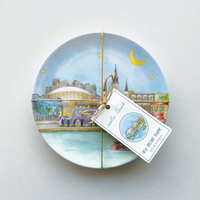 New Orleans Skyline Melamine Dessert Plates - The Palm Beach Baby