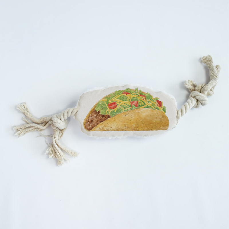 Taco Dog Rope Toy - The Palm Beach Baby Nola Tawk