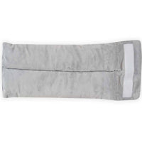 Goosewaddle nursing pillow cover in light gray for newborns with soft plush fabric
