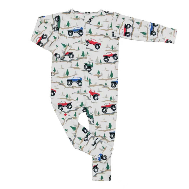 Over the River Convertible Romper - The Palm Beach Baby Sweet Bamboo