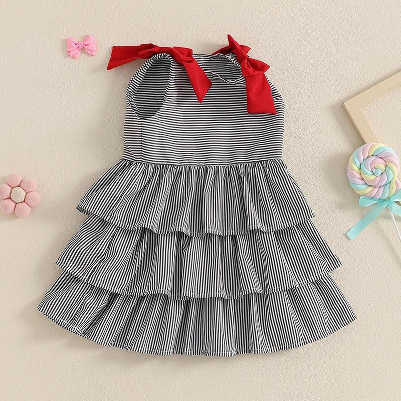 Stylish Frills Tiered Summer Dress for Girls