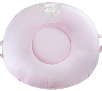 Cushiony Soft Poppy Pink Round Toddler Floor Cushion - The Palm Beach Baby Goosewaddle® | Newborn Baby Blankets Toys Teethers Bibs & More