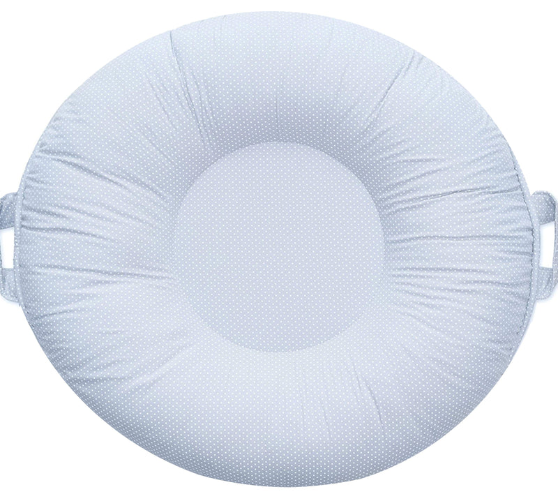 Serenity Light Gray Floor Cushion - 12 Months & Older