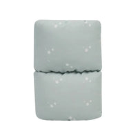 Goosewaddle nursing pillow in light blue with white stars for newborns and infants