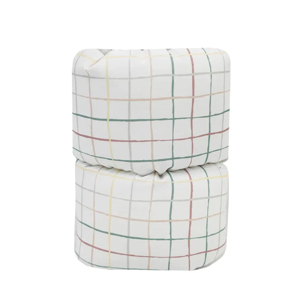Goosewaddle® Plaid Baby Cradle Pillow Comfy Feeding Cushion - The Palm Beach Baby