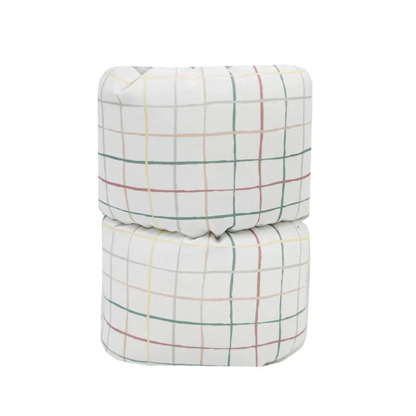 Goosewaddle® Plaid Baby Cradle Pillow Comfy Feeding Cushion - The Palm Beach Baby