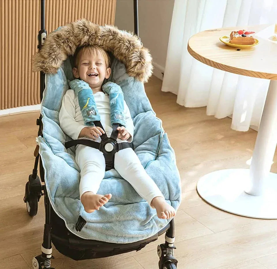 Cozy Quilted Baby Stroller Swaddle for Boys & Girls - The Palm Beach Baby